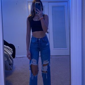 Aeropostale mom jeans